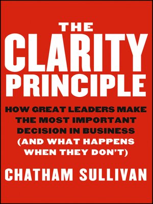 cover image of The Clarity Principle